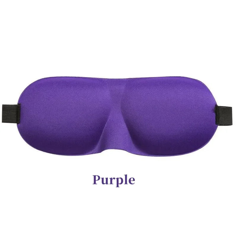 3D Contoured Sleep Eye Mask – Soft, Breathable Blackout Sleeping Mask for Men & Women