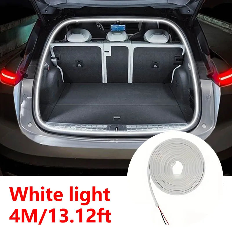 Car Trunk LED Light Strip – Auto-Sensing Ambient Interior Light, No Wiring, 2M or 4M