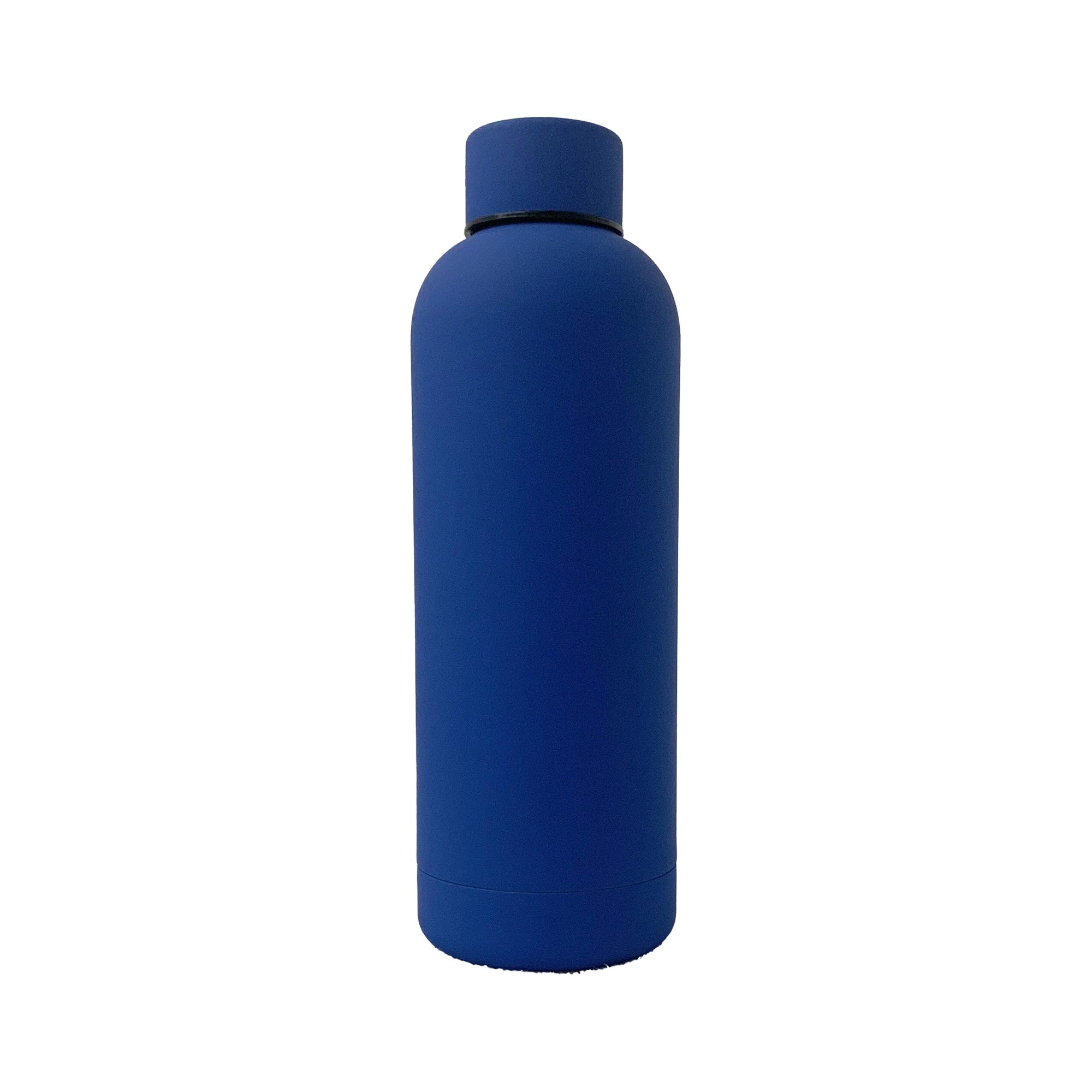 17oz Vacuum Insulated Stainless Steel Water Bottle – Rubber Coated, BPA-Free, 7 Colors