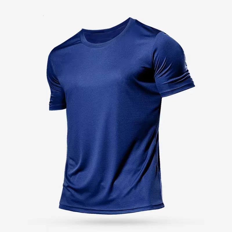 Men's Quick Dry Gym T-Shirt – Moisture Wicking, Lightweight Sport Tee, Sizes M–4XL