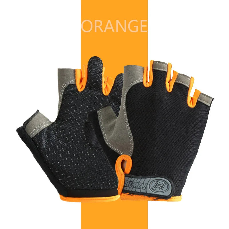 Fingerless Cycling Gloves – Anti-Slip, Breathable Half Finger Gloves for Men & Women
