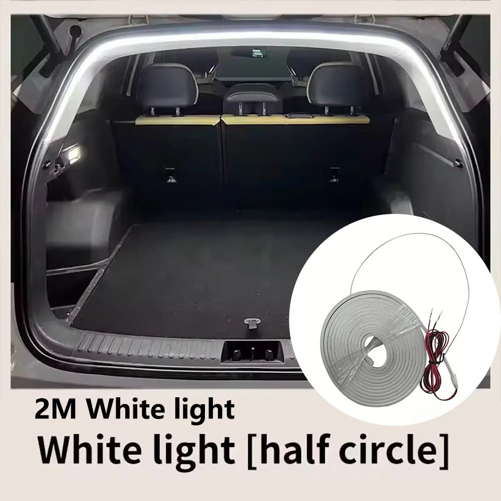 Car Trunk LED Light Strip – Auto-Sensing Ambient Interior Light, No Wiring, 2M or 4M