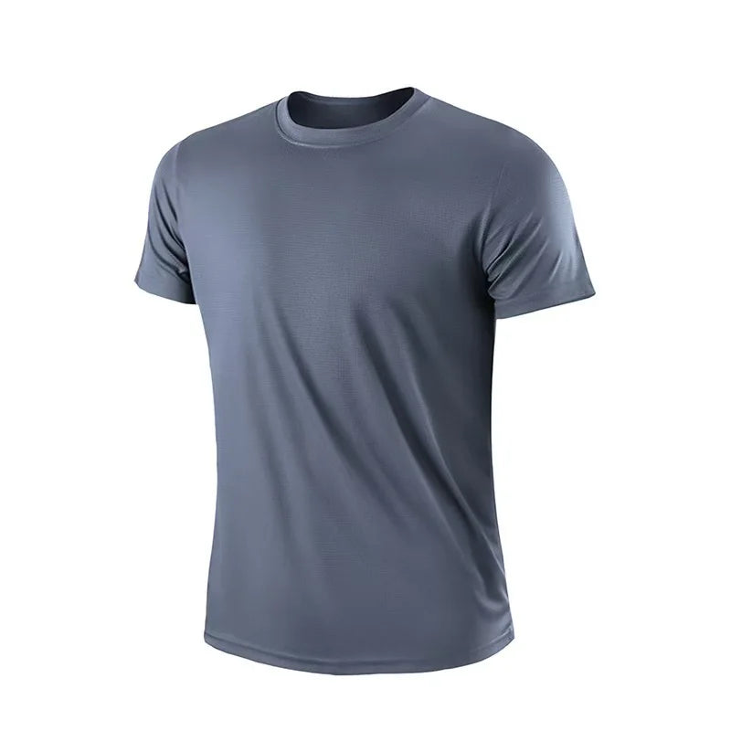 Men's Quick Dry Gym T-Shirt – Moisture Wicking, Lightweight Sport Tee, Sizes M–4XL
