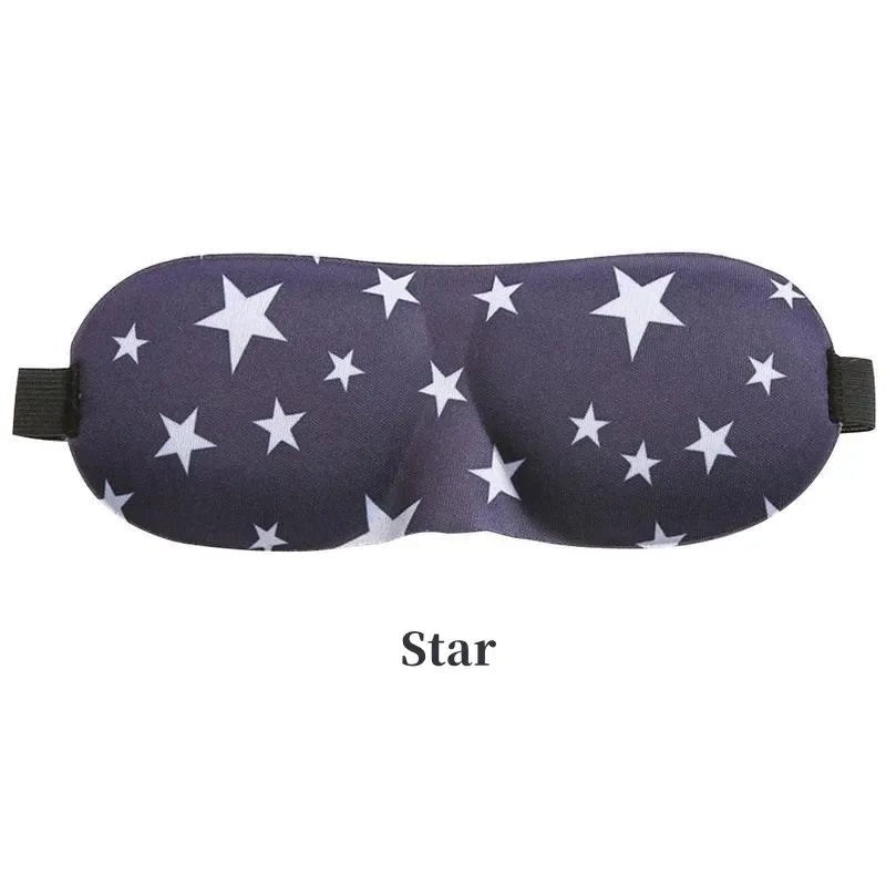 3D Contoured Sleep Eye Mask – Soft, Breathable Blackout Sleeping Mask for Men & Women