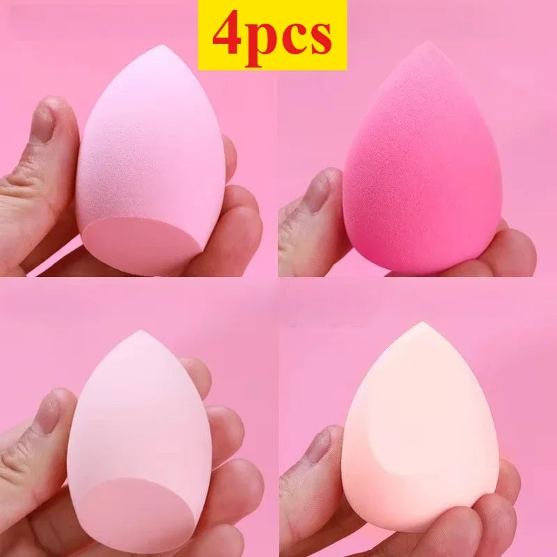 Makeup Sponge Set – Dry & Wet Beauty Blender Egg for Foundation, BB Cream & Powder (4, 7 or 18 Piece)