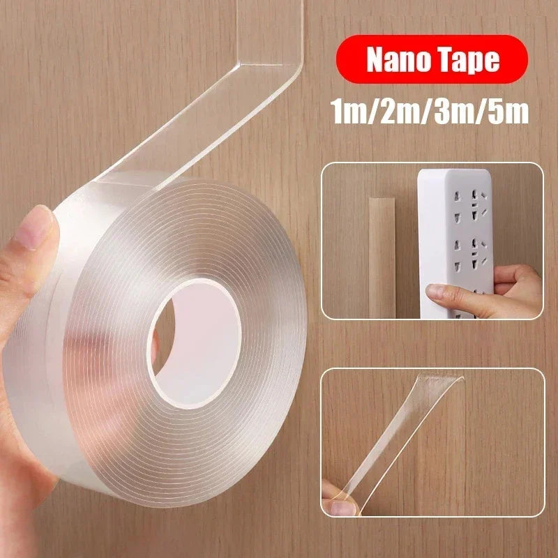 Nano Tape Double Sided – Extra Strong, Reusable & Waterproof – 1m to 5m
