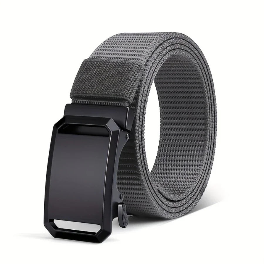 Men's Automatic Buckle Belt – Canvas Tactical Military Outdoor Belt