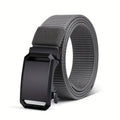 Men's Automatic Buckle Belt – Canvas Tactical Military Outdoor Belt
