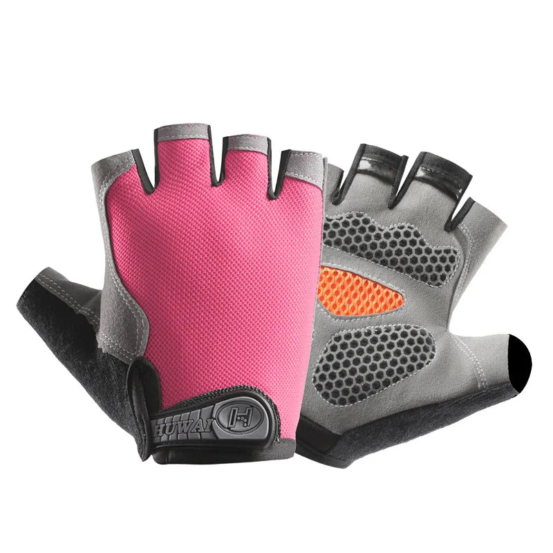 Fingerless Cycling Gloves – Anti-Slip, Breathable Half Finger Gloves for Men & Women