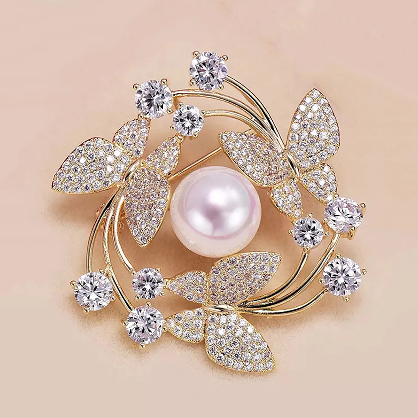 Women's Flower Brooch Pin – Elegant Charm Jewelry for Dates, Parties & Gifts