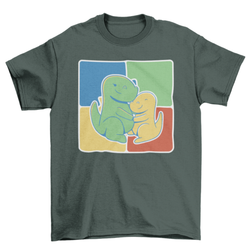 Autism awareness dinosaurs t-shirt