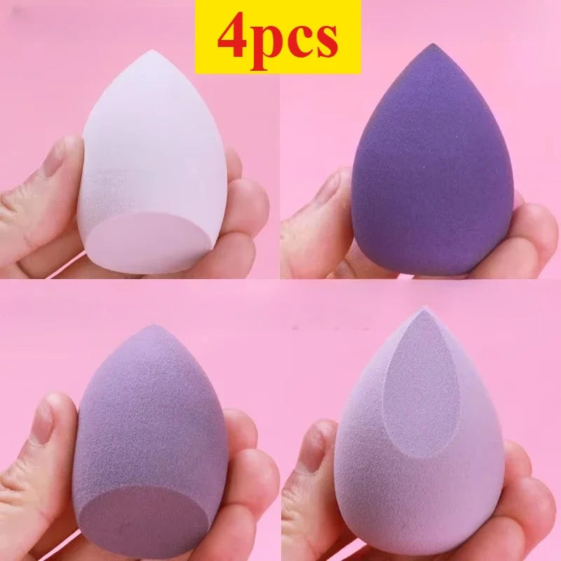 Makeup Sponge Set – Dry & Wet Beauty Blender Egg for Foundation, BB Cream & Powder (4, 7 or 18 Piece)