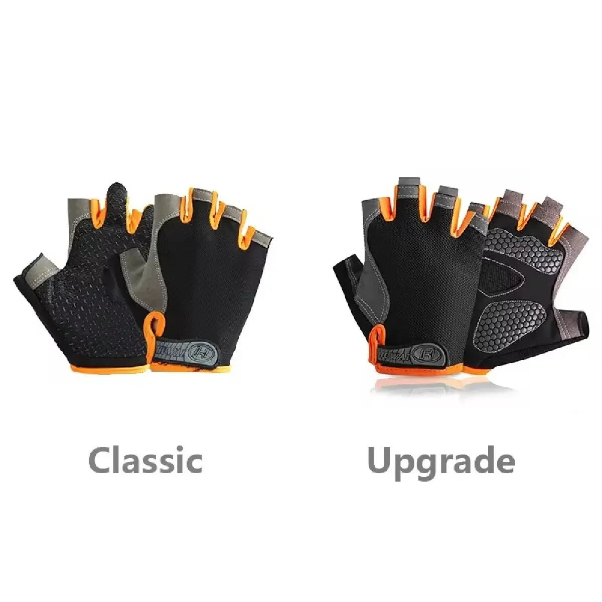 Fingerless Cycling Gloves – Anti-Slip, Breathable Half Finger Gloves for Men & Women