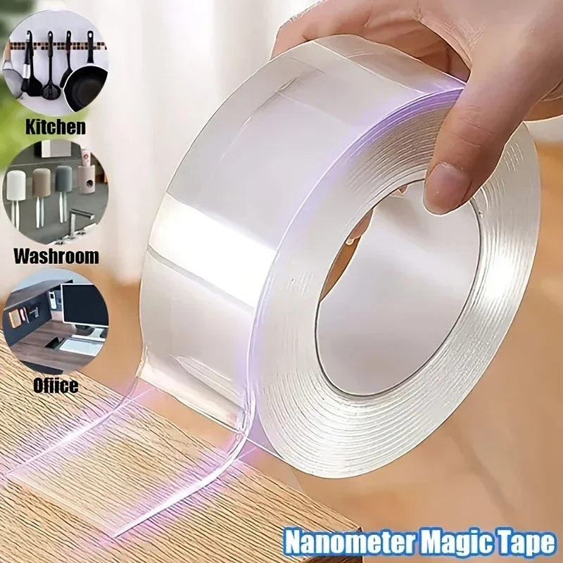 Nano Tape Double Sided – Extra Strong, Reusable & Waterproof – 1m to 5m