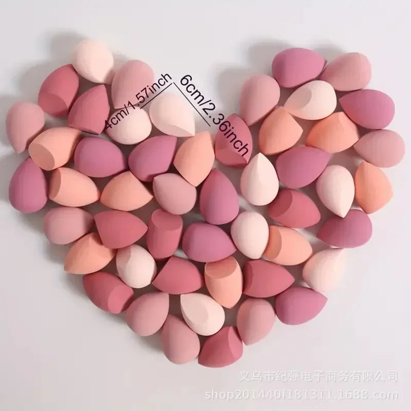 Makeup Sponge Set – Dry & Wet Beauty Blender Egg for Foundation, BB Cream & Powder (4, 7 or 18 Piece)
