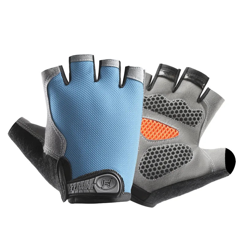Fingerless Cycling Gloves – Anti-Slip, Breathable Half Finger Gloves for Men & Women