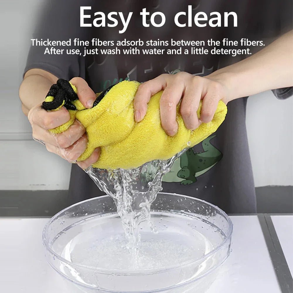 Car Microfiber Cleaning Towels – Double Layer, Lint-Free Detailing Cloths (1, 3 or 5 Pack)