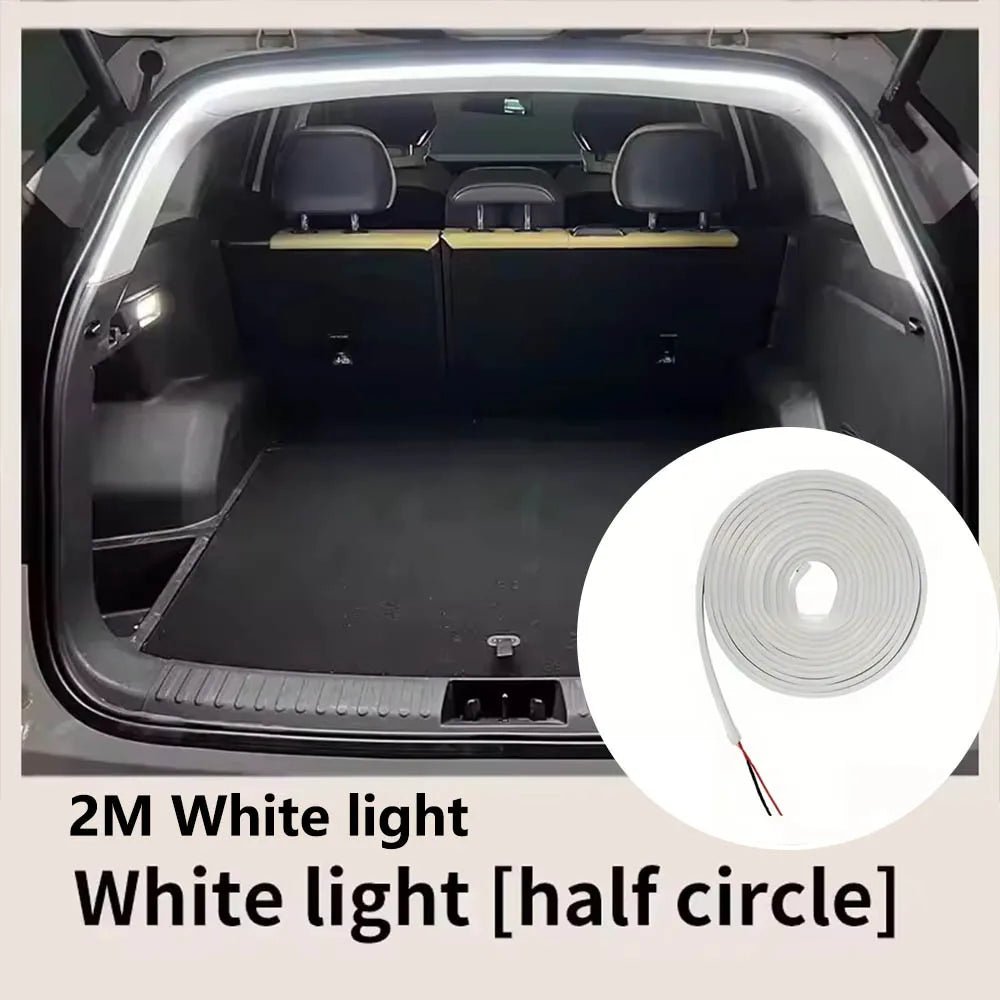 Car Trunk LED Light Strip – Auto-Sensing Ambient Interior Light, No Wiring, 2M or 4M