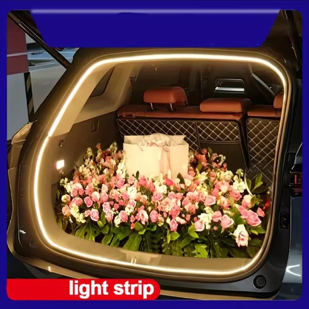 Car Trunk LED Light Strip – Auto-Sensing Ambient Interior Light, No Wiring, 2M or 4M