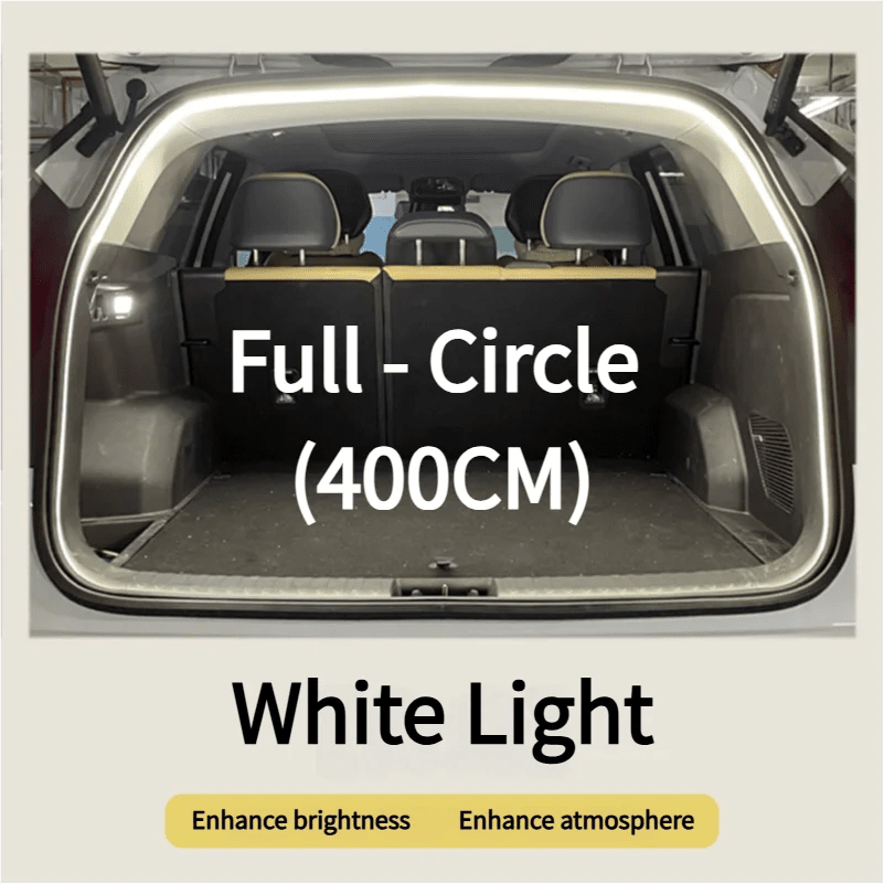 Car Trunk LED Light Strip – Auto-Sensing Ambient Interior Light, No Wiring, 2M or 4M