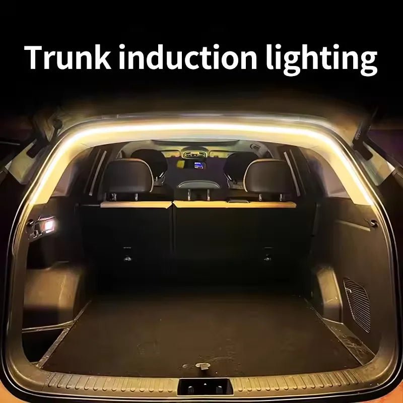 Car Trunk LED Light Strip – Auto-Sensing Ambient Interior Light, No Wiring, 2M or 4M