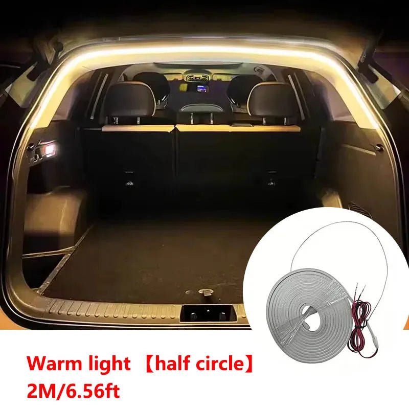 Car Trunk LED Light Strip – Auto-Sensing Ambient Interior Light, No Wiring, 2M or 4M