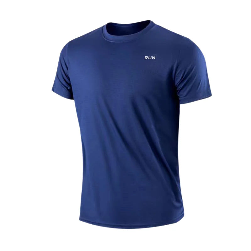 Men's Quick Dry Gym Running T-Shirt – Moisture Wicking Sport Tee, 7 Colors, Sizes M–4XL