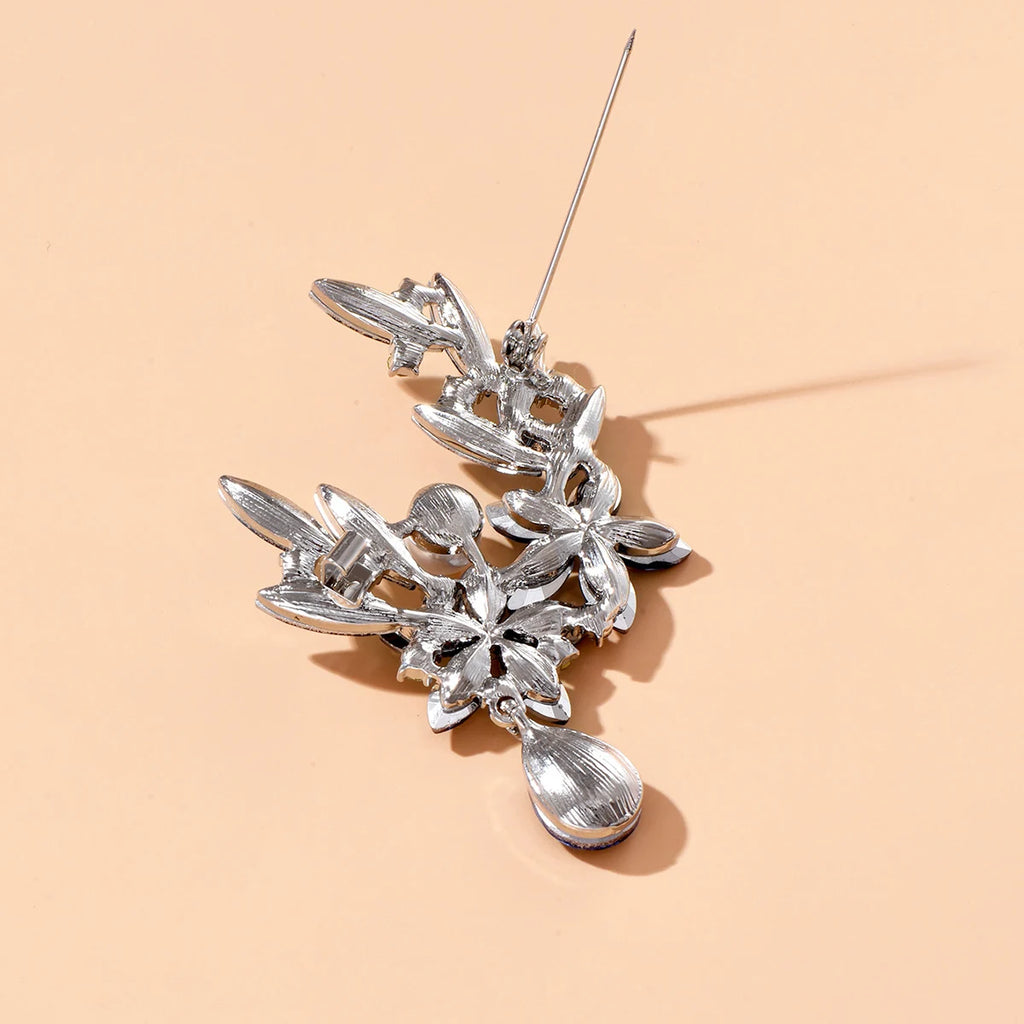 Women's Flower Brooch Pin – Elegant Charm Jewelry for Dates, Parties & Gifts