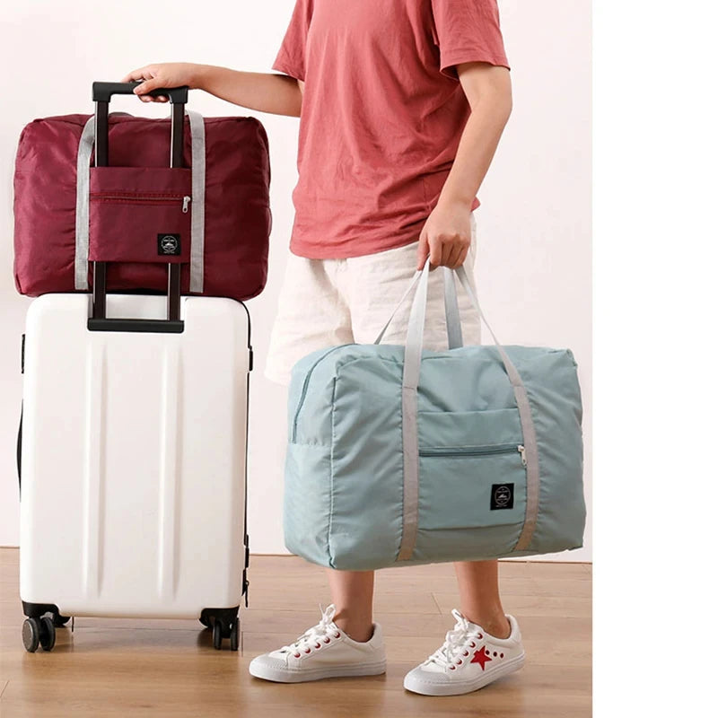 Foldable Travel Duffel Bag – Lightweight 25L Carry-On for Women, Gym & Weekend Trips