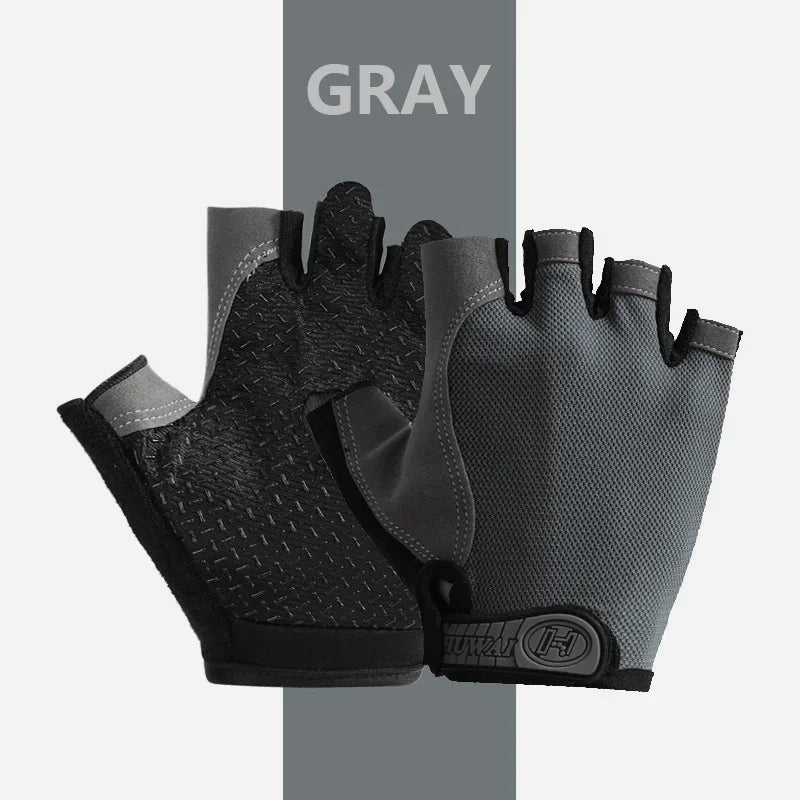 Fingerless Cycling Gloves – Anti-Slip, Breathable Half Finger Gloves for Men & Women