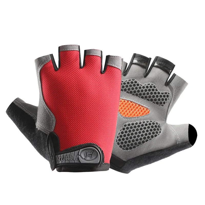 Fingerless Cycling Gloves – Anti-Slip, Breathable Half Finger Gloves for Men & Women