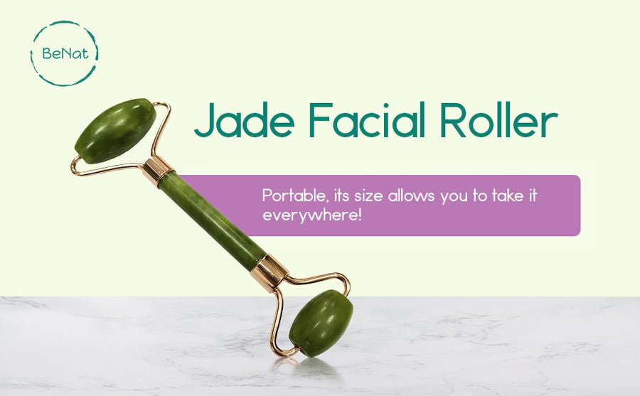 Jade Roller & Gua Sha Gift Box – Facial Massage Beauty Tools Set