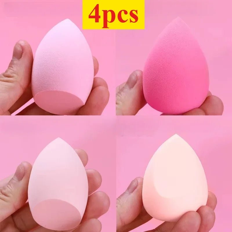 Makeup Sponge Set – Dry & Wet Beauty Blender Egg for Foundation, BB Cream & Powder (4, 7 or 18 Piece)