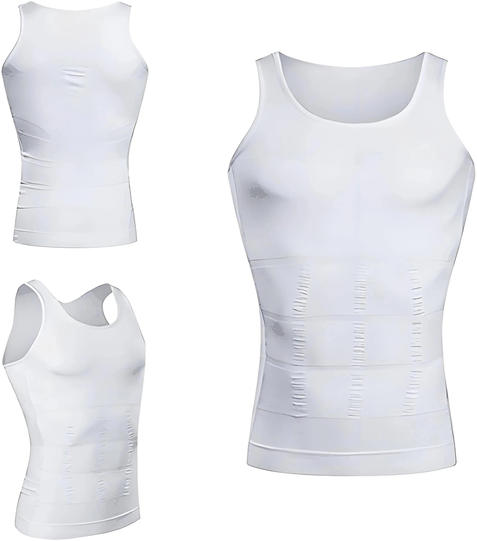 Men's Compression Body Shaper Vest – Seamless Slimming Tank Top, Belly Control & Waist Trainer