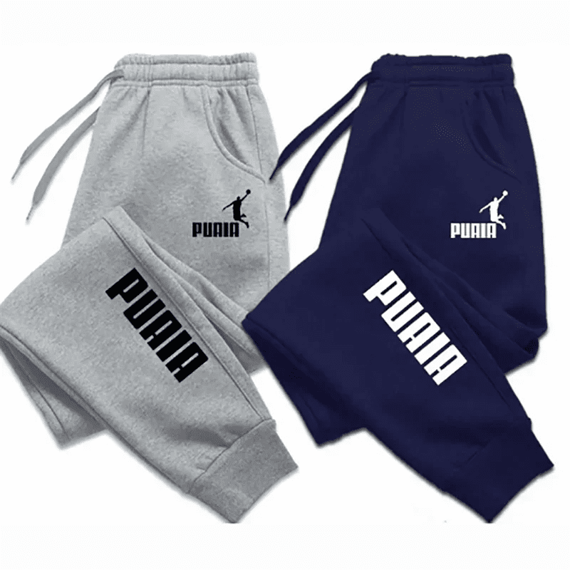 Men's Loose Fit Jogger Pants – Sport Streetwear Trousers for Fitness & Casual Wear, Sizes S–XXXL