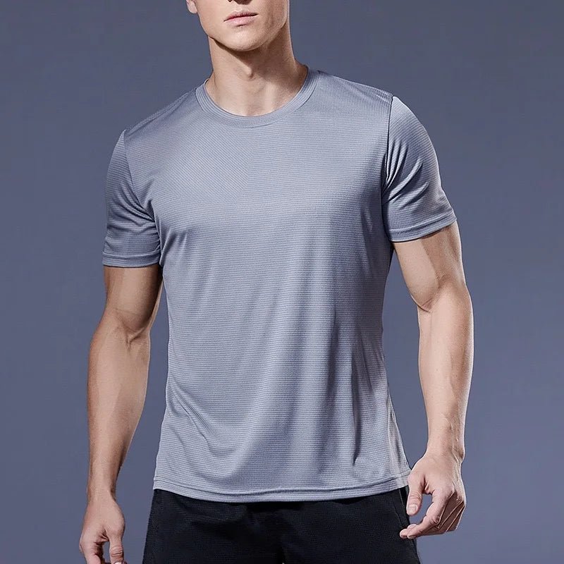Men's Quick Dry Gym T-Shirt – Moisture Wicking, Lightweight Sport Tee, Sizes M–4XL