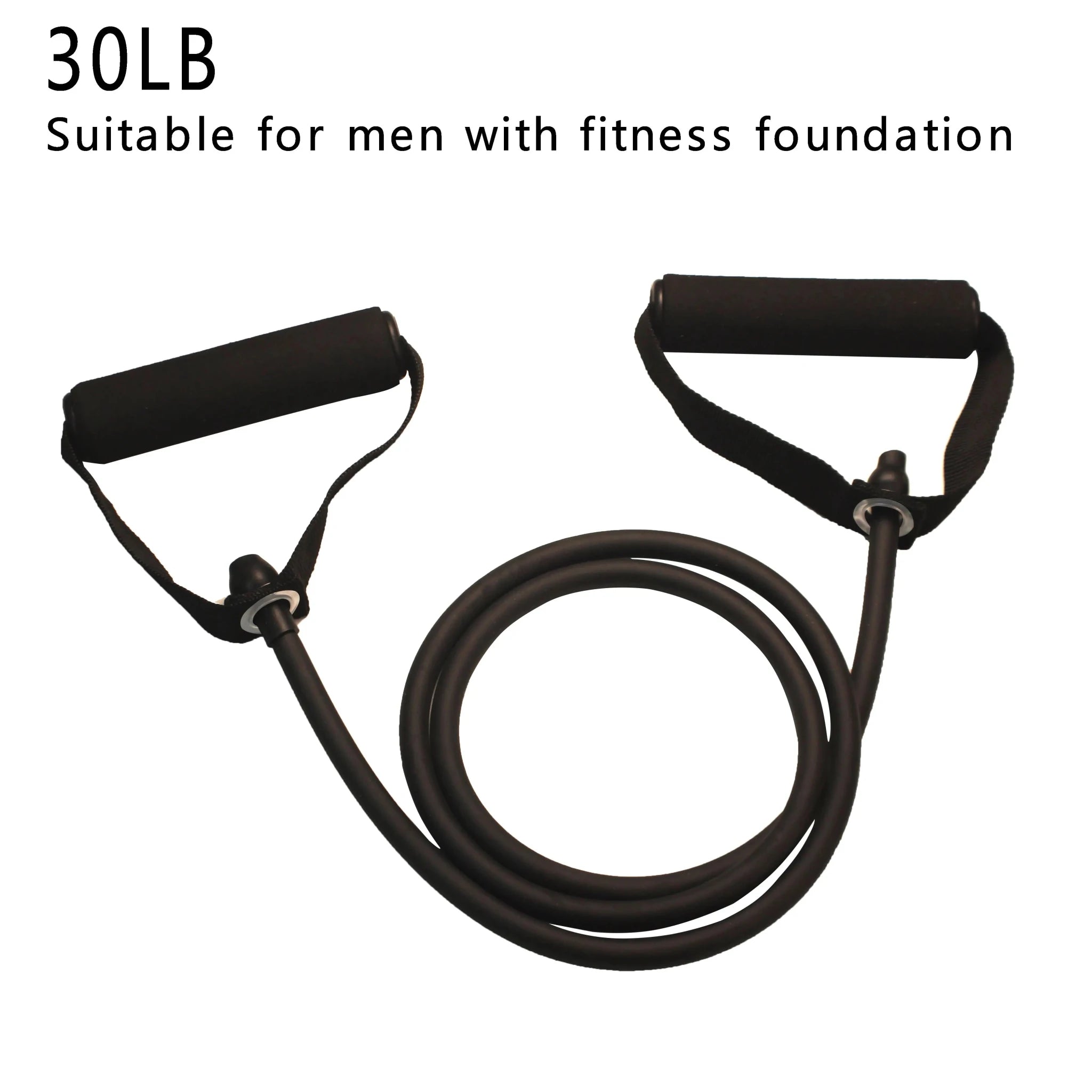 Resistance Bands with Handles – Exercise Workout Bands for Men & Women, 10–30 LB