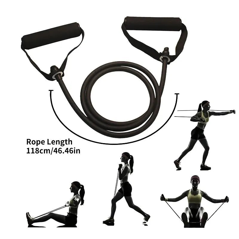 Resistance Bands with Handles – Exercise Workout Bands for Men & Women, 10–30 LB
