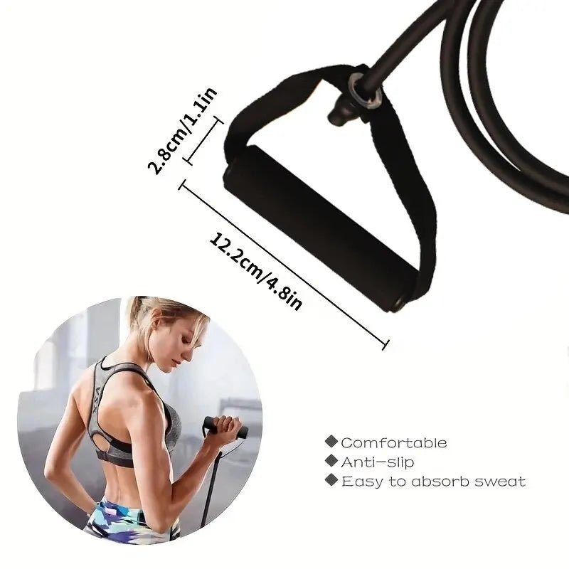 Resistance Bands with Handles – Exercise Workout Bands for Men & Women, 10–30 LB