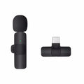 Wireless Lavalier Microphone – USB-C & Lightning, Noise Reduction for iPhone, Android & Live Streaming