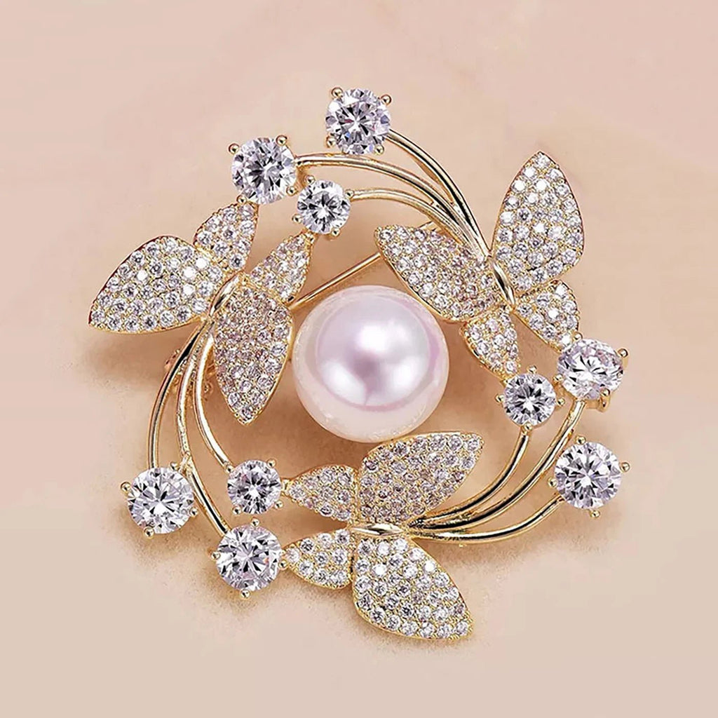 Women's Flower Brooch Pin – Elegant Charm Jewelry for Dates, Parties & Gifts